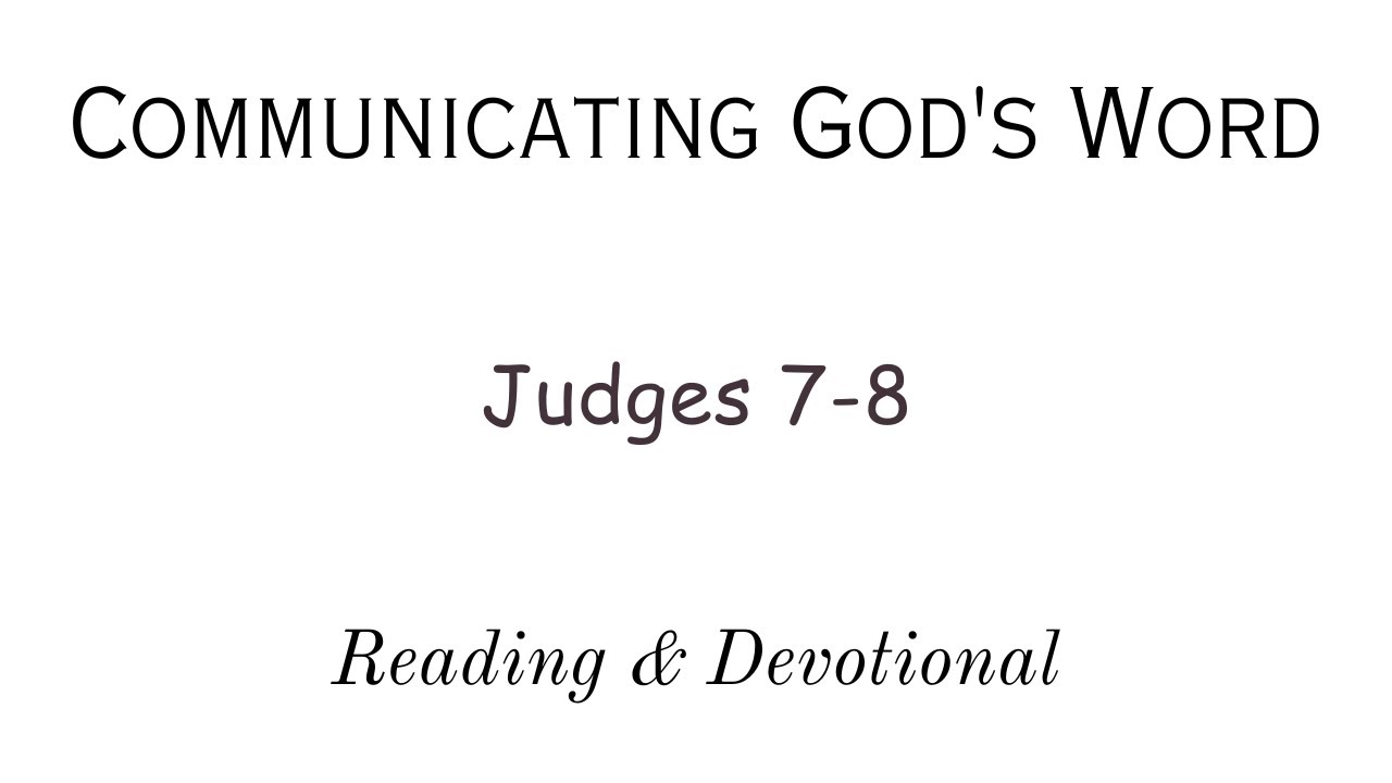 reading-devotional-of-judges-7-8-youtube