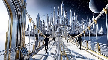 Sci-Fi AI Video | Orbital City | KUANTIX