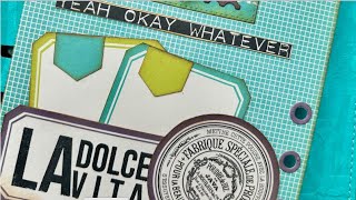 Flippy Flappy Folio using La Dolce Vita Collection 2   -  @Elizabethcraftdesigns