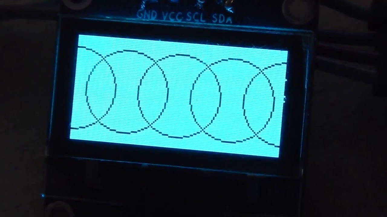 SSD1306 0.96 oled stm32 - YouTube
