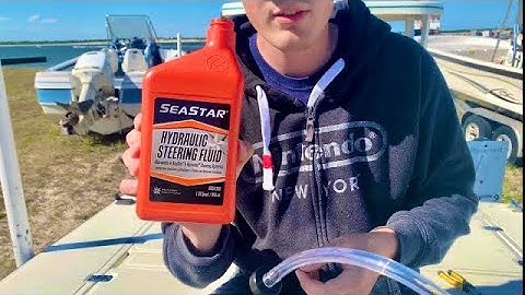 Sea Star Hydraulic Steering Bleeding and Refilling