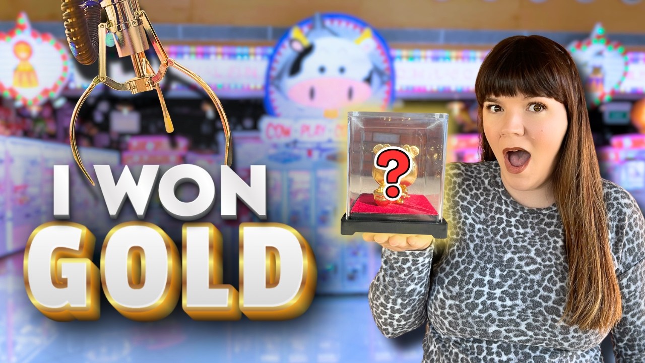 I Won Real GOLD from a Claw Machine in Singapore!