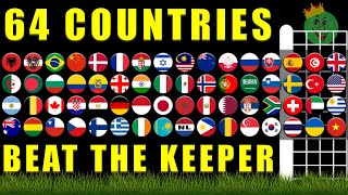 : Beat the Keeper 64 Countries World Cup Tournament Ep. 7 / Marble Race King