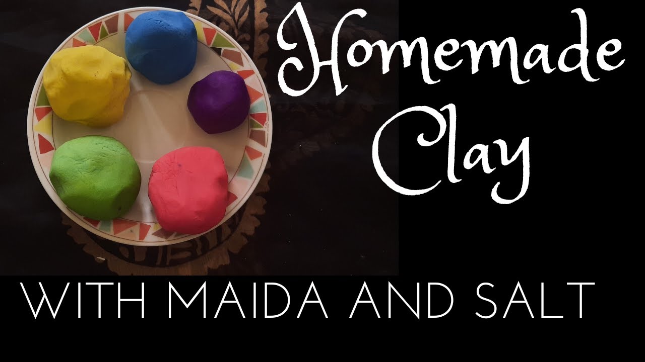 DIYHow to make Air Dry Clay without Glue//Clay making at