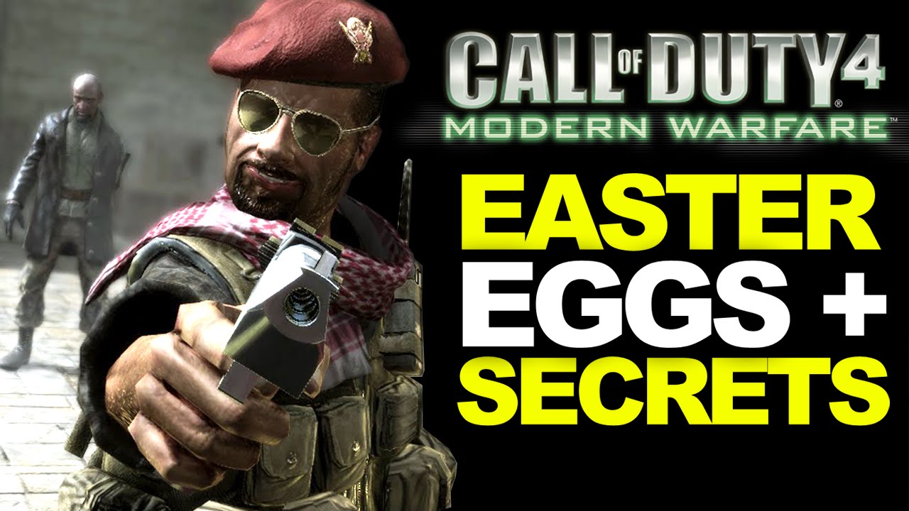 Call of Duty 4 Easter Eggs & Secrets YouTube