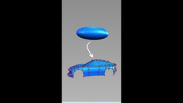 How to go from a blob to car exterior in Alias SubD (sped up)