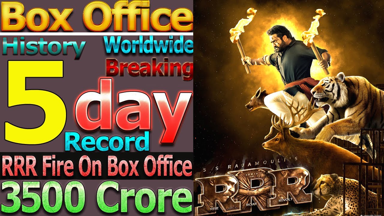 RRR Movie 5 Days Total Worldwide Box Office Gross Collection All Time Record