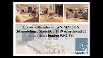 lumion 9.0.2 pro classic villa house interior animation(1/2)