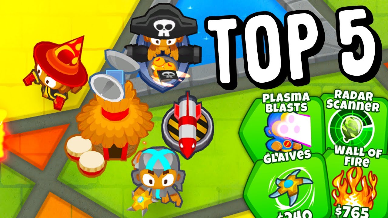 best bloons td 5 towers