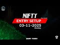 Nifty 03 November Entry Setups ✨ | Maddy Trades | Today nifty #nse #nifty #openinterest #today #opti