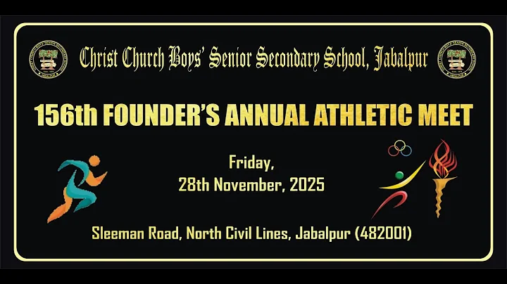 156th Founder's Annual Athletic Meet 28/11/2025