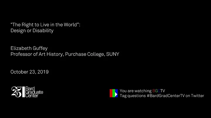 Lecture  The Right to Live in the World: Design or...