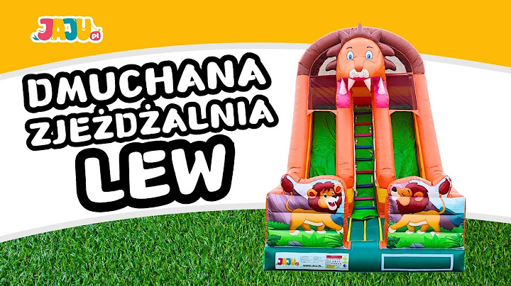 Dmuchana Zjeżdżalnia Lew