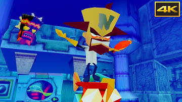 Crash Bandicoot 3: Warped in 4K HDR Gameplay N. Cortex