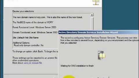 Configuration of Active Directory Domain on server 2008 (ADDS configuration on server 2008)