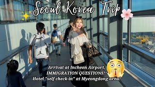 KOREA VLOG | Philippines to Seoul Korea, Immigration questions, Hotel SELF check-in at Myeongdong! by Princess Mariz L. 781 views 2 weeks ago 9 minutes, 3 seconds