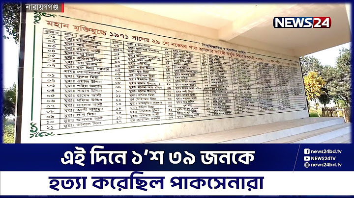 প্রতি বছর এ দিনটি এলে শোকের ছায়া নামে নারায়ণগঞ্জ এলাকায়! | Narayanganj | News24