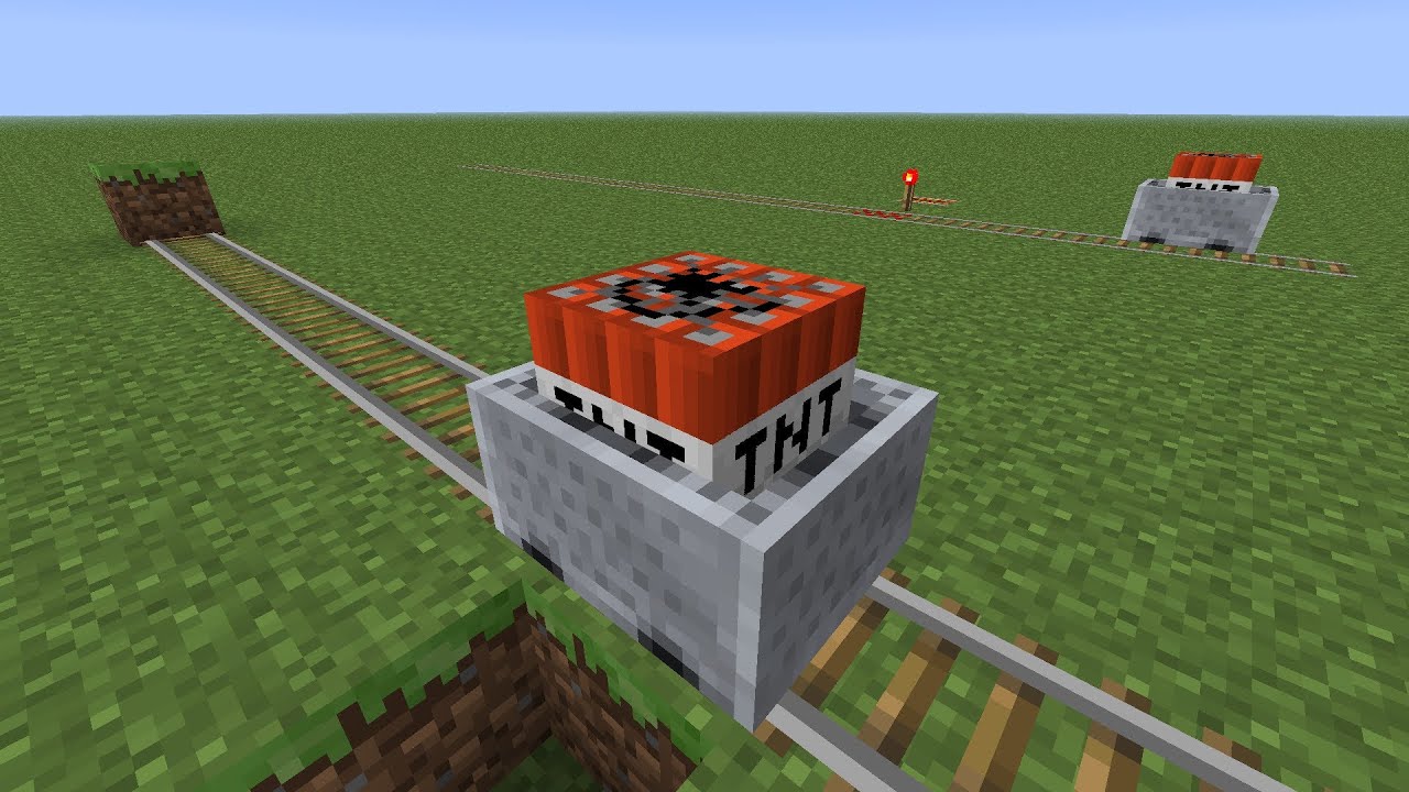 minecraft minecart player launcher tnt minecraft minecart player launcher tnt