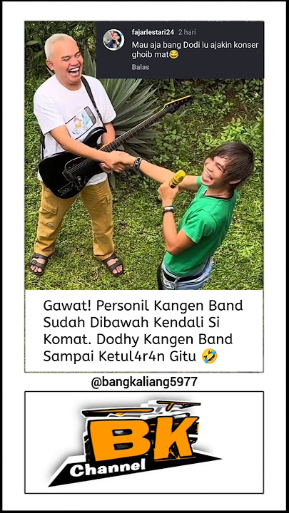 Gawat! Dodhy Kangen Band Sudah Dibawah Kendali Si Komat 😱 #shortvideo #dodhykangenband #sikomat