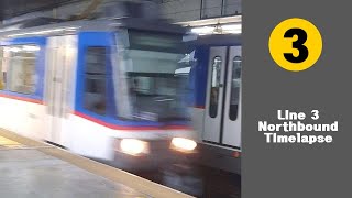 Metro Manila Mrt-3 Taft Ave - North Ave Timelapse In 3 Minutes