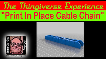 Printing the "Print In Place Cable Chain" Thingy