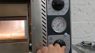 Electric pizza oven set up (CUPPONE)