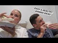 COOKING VLOG: Showing you 3 x quick, easy and healthy dinners we love to make | Jess&Bren Vlog #17
