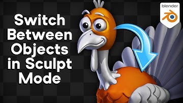 Quickly Switch Between Different Objects in Sculpt Mode (Blender Tip)