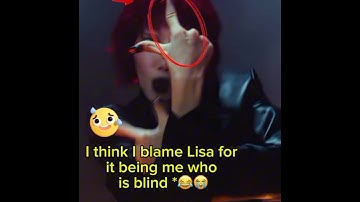 #blackpink #lisa #futw I think this time I have become stupid 😂💝 im sorry lia I saw you badly 😭🎀