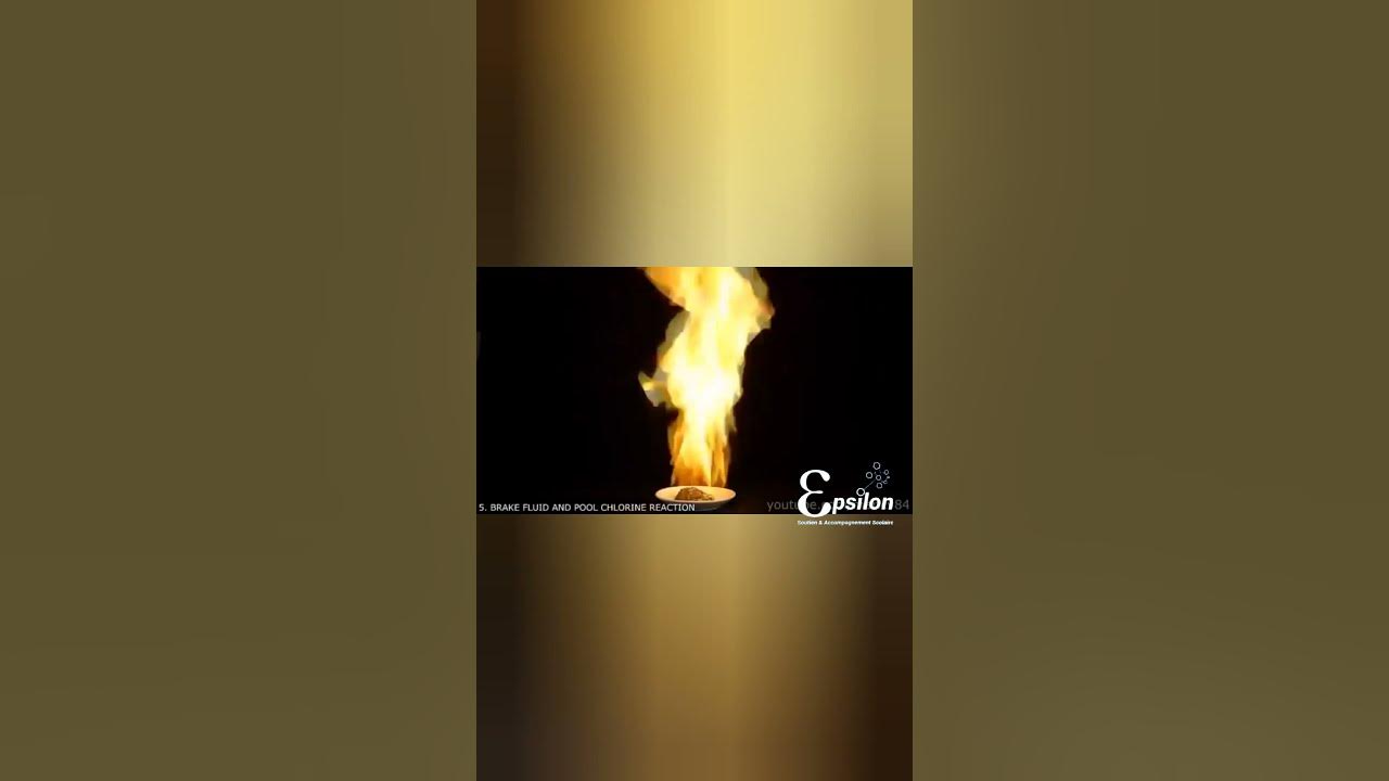Brake fluid and pool chlorine reaction YouTube
