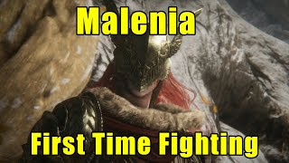 Elden Ring - Fighting Malenia for the First Time