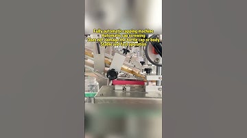 Fully automatic capping machine #automaticcappingmachine