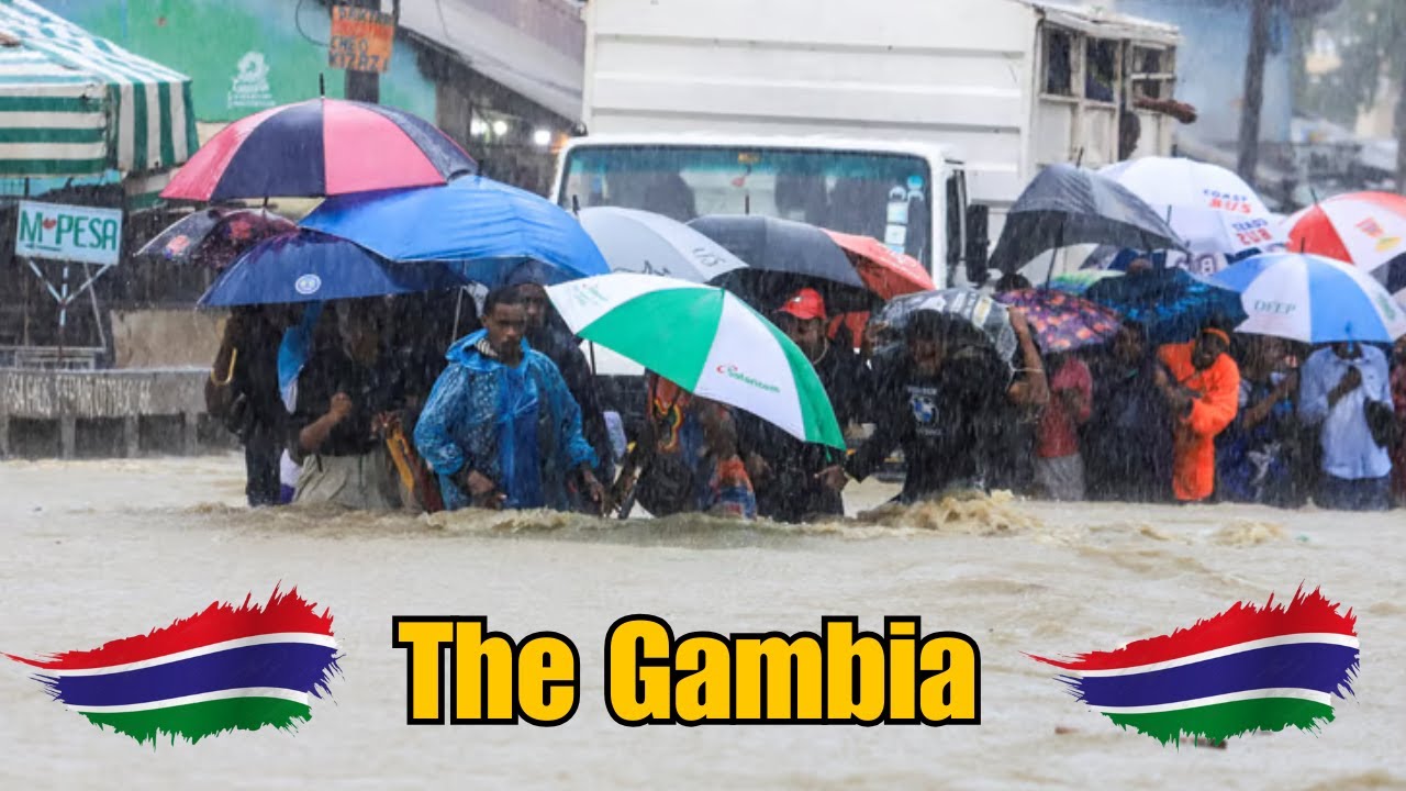 48 hours of Heavy down pour in bakoteh The Gambia is Flooding 