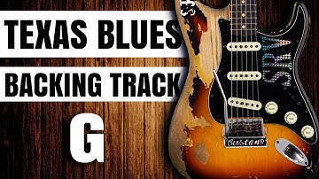TEXAS BLUES BACKING TRACK in G Stevie Ray Vaughan Style