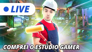 LIVE - COMPRANDO O ESTÚDIO GAMER NO HOUSE FLIPPER! [+10]