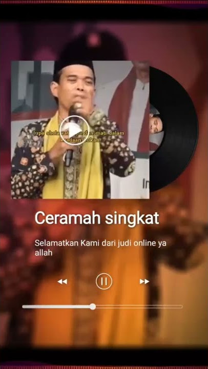 Ceramah Singkat - judi online❓  - Abdul Somad Lc.,Ma.