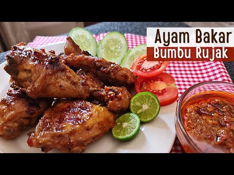 Resep Resep Ayam Bakar bumbu rujak Mudah dan Lezat | Grilled chicken with rujak spices Yang Enak