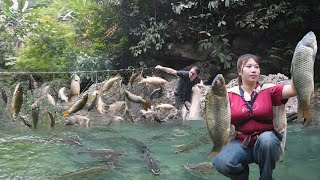 Fishing in streams with nets, methods of processing and preserving fish for a long time, farm life screenshot 4