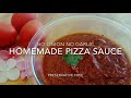 How to make pizza sauce at home without onion & garlic