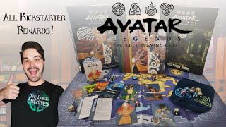 Avatar Legends RPG Kickstarter Rewards Unboxing!