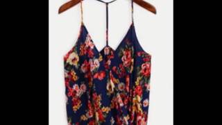 Flower Print Cami Top
