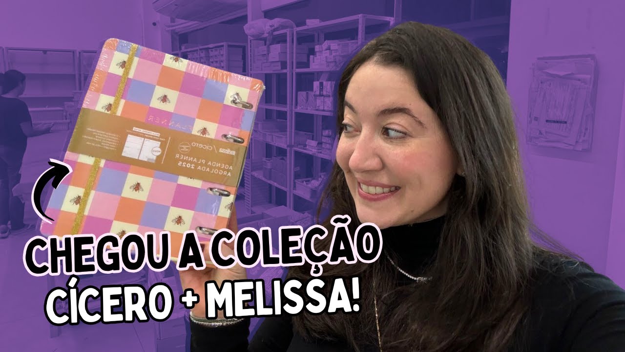 UNBOXING: RECEBENDO A COLEÇÃO NOVA DA COLLAB CÍCERO + MELISSA! PLANNERS E CADERNOS COM CHEIRINHO