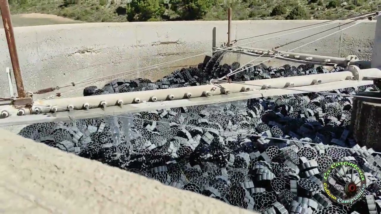 La depuradora de Puebla de Don Fadrique abandonada