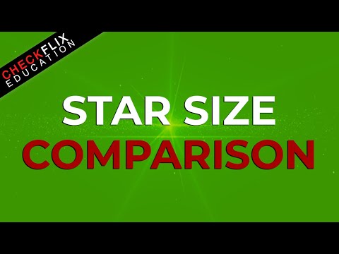 Star Size Comparison