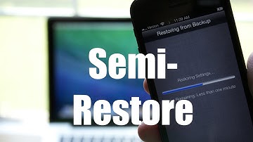 Semi-Restore - Restore Your Device to It