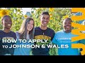 How to apply to johnson  wales university