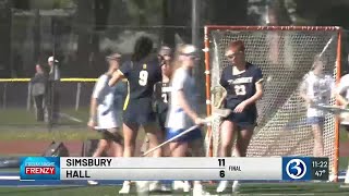 FNF: Simsbury tops Hall High School in girls lacrosse