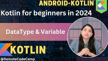 Data types in Kotlin| Android course for beginners in 2024 hindi