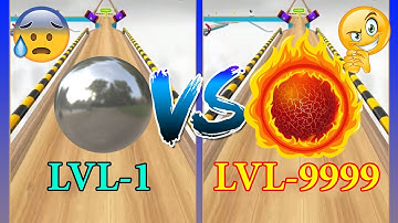 Lvl 1 vs Lvl 9999 - Going Balls || World Record || Edge Of Game