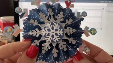Snowflake Rosette Ornaments with Your Cricut